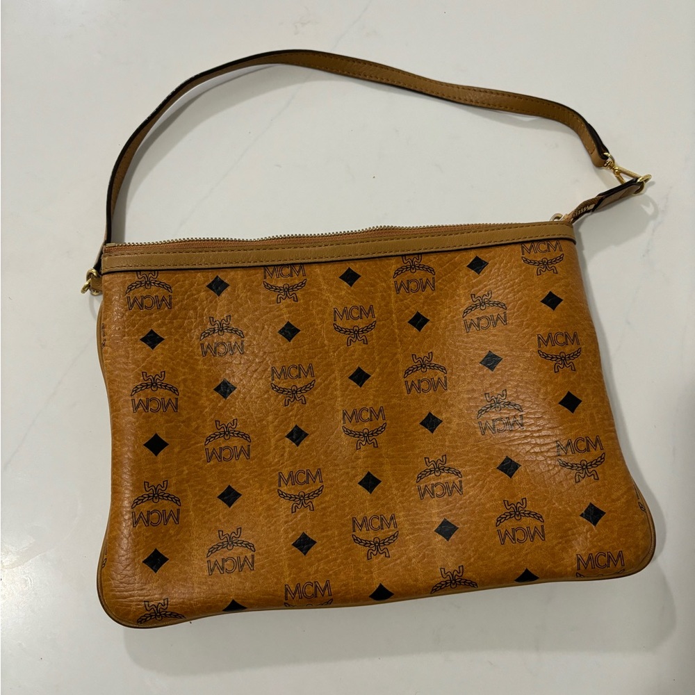 MCM Wristlet Pouch